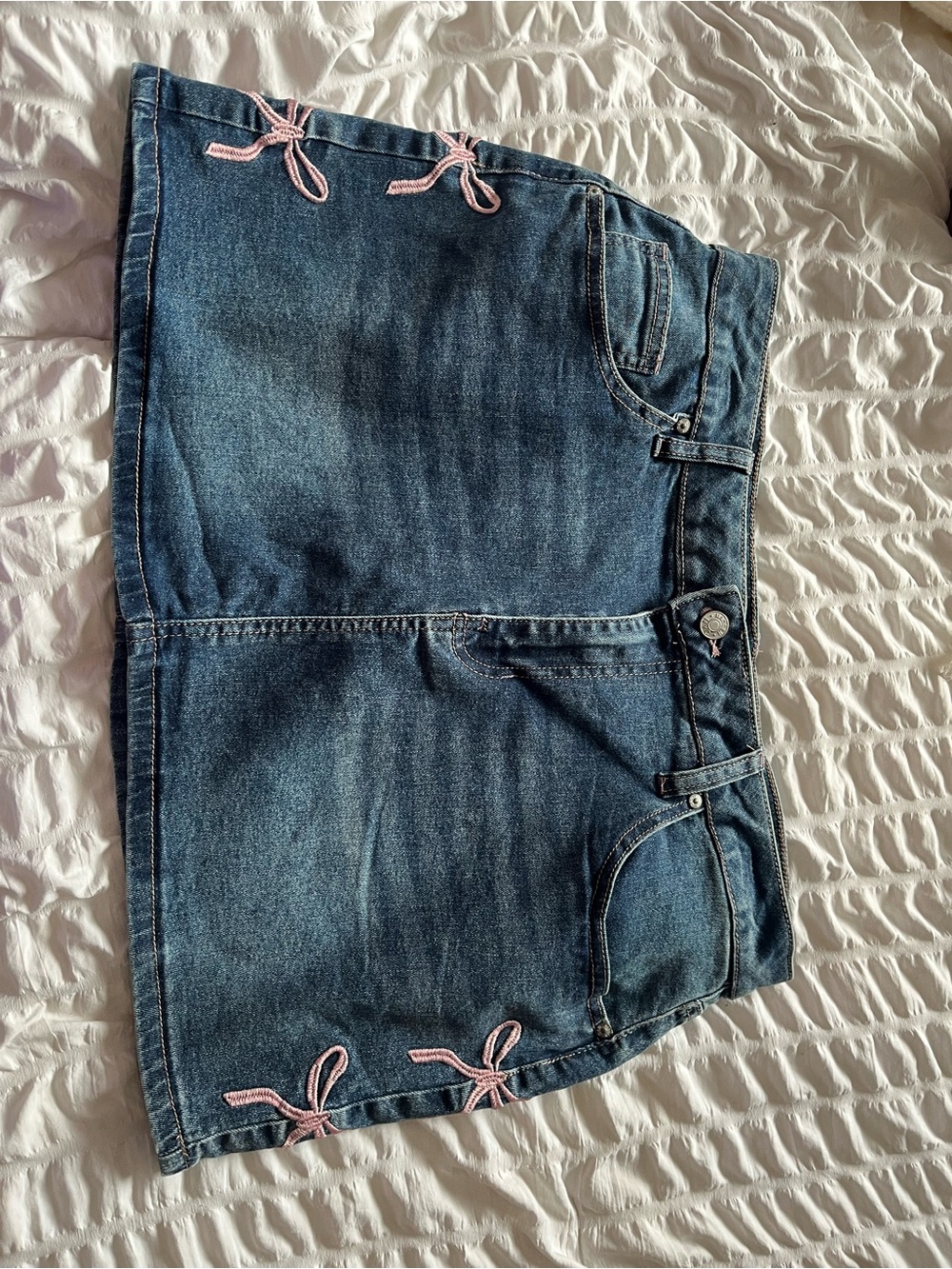 Madden Girl denim skirt